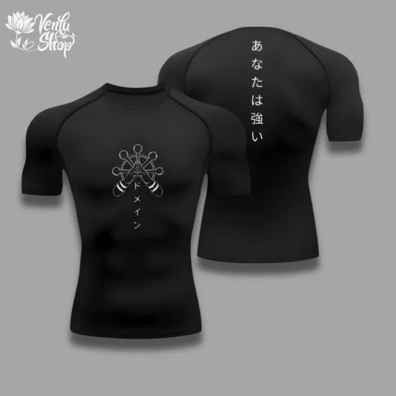 Chemise de compression |   Anime, Jujutsu Kaisen, vêtements de gymnastique, gym, compresses, chemise