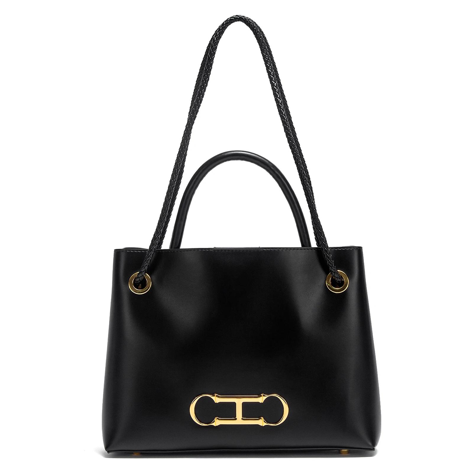 Sac à main pour femmes, fourre-tout minimaliste noir, à double usage, pour les déplacements, nouvell