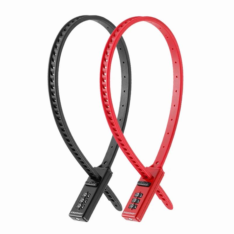 Serrure à mot de passe à 3 chiffres, en acier inoxydable, polyvalente, pour vélo, Scooter électrique