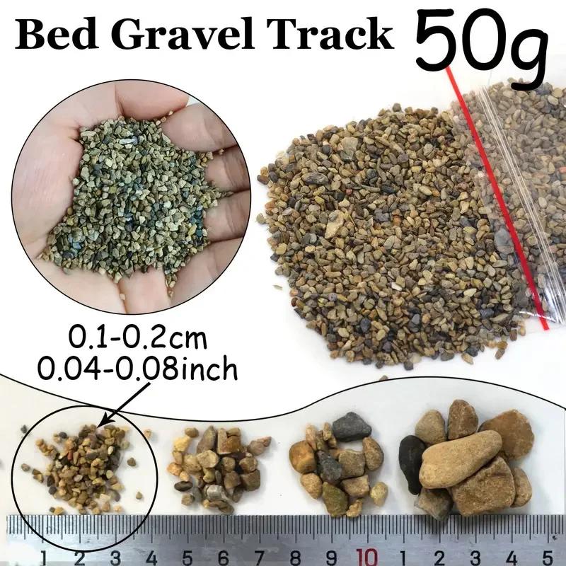 Gravier ferroviaire modèle 50 g/sac, pour Micro paysage, aménagement de Table de sable, Train, jeu d