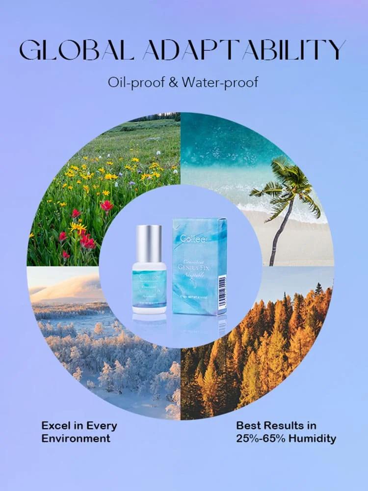 Gollee – adhésif Genius Fix, premier colle pour extensions de cils, tous temps au monde, réglage rap