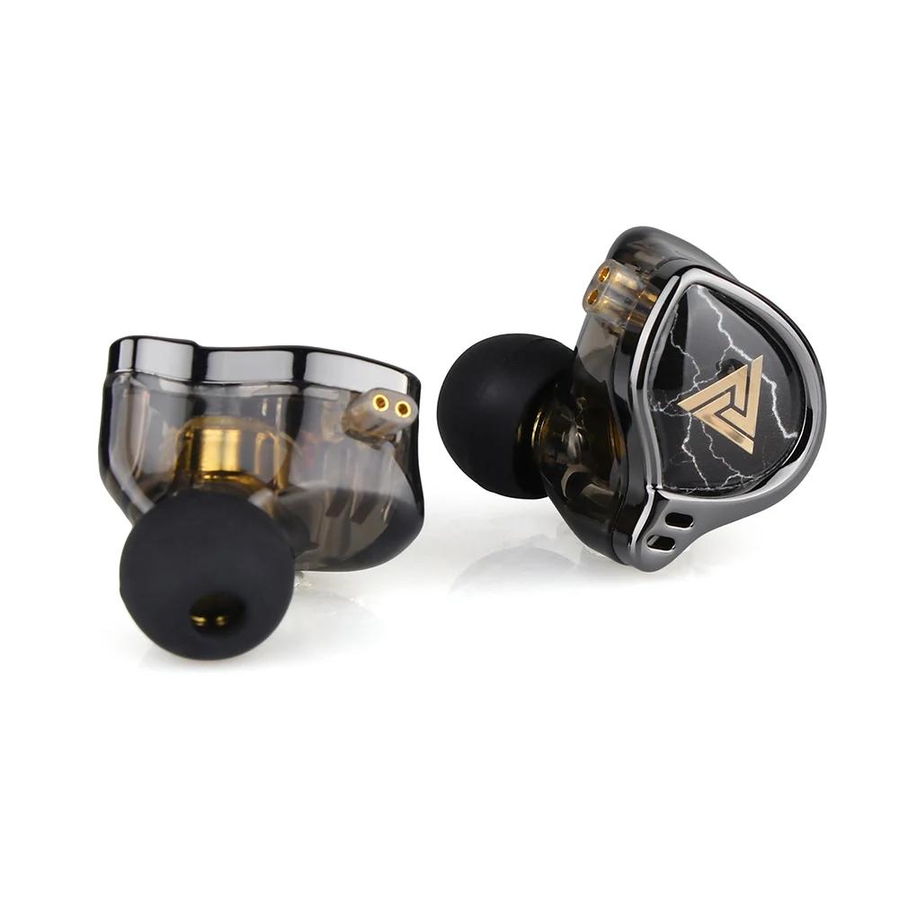QKZ – écouteurs intra-auriculaires, à diaphragme revêtu de titane, hi-fi, à cavité semi-ouverte, pla