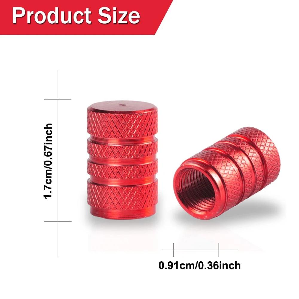 Bouchons de Valve de pneu en aluminium, anti-poussière, couvercles de tige universels pour voitures,