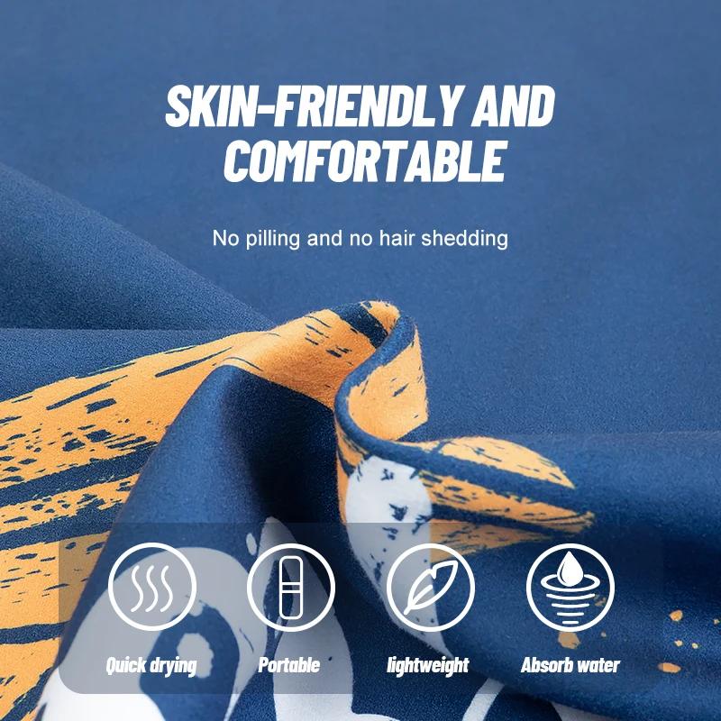Poncho de Surf Personnalisé en Microcarence pour Adulte, Serviette de Bain pour Sports Aquatiques, R