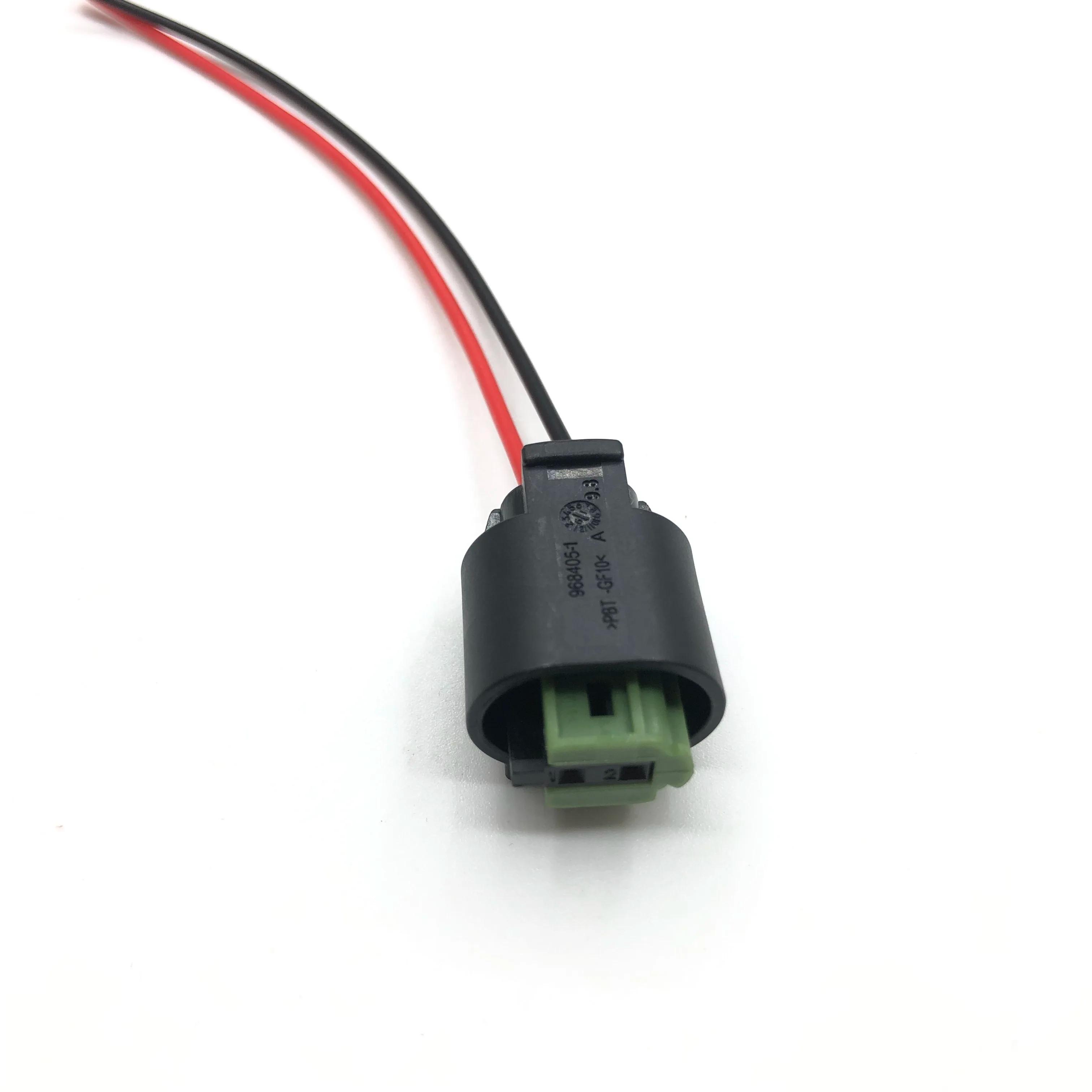 Connecteur de capteur automatique d'injecteur Tyco femelle 968405, 2 broches, pour Volkswagen Audi B