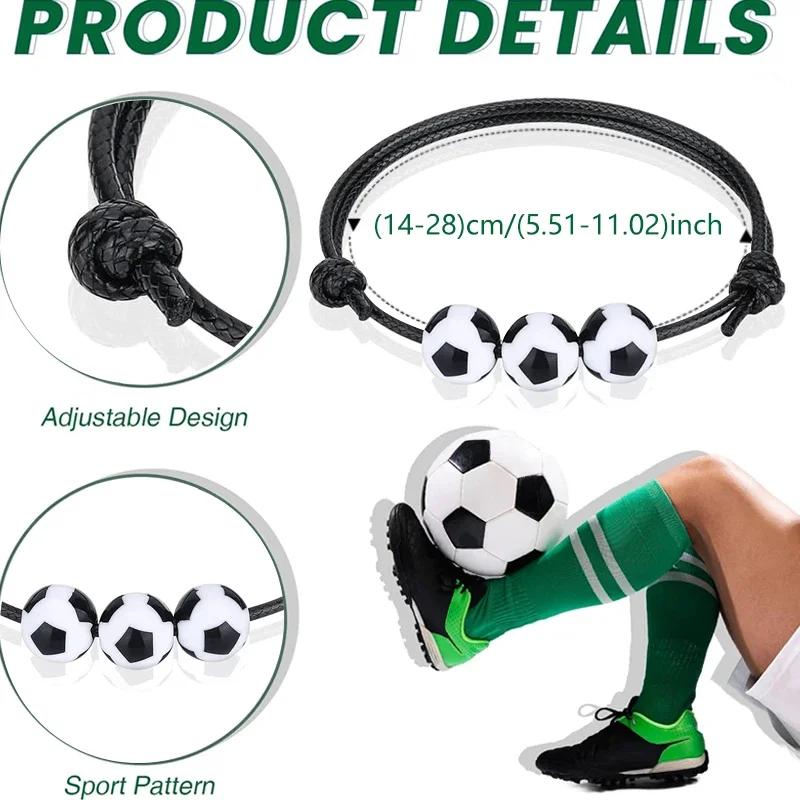 10/20 pièces sport fête charme Football bracelet capitaine Football Bracelets inspirants Bracelets S