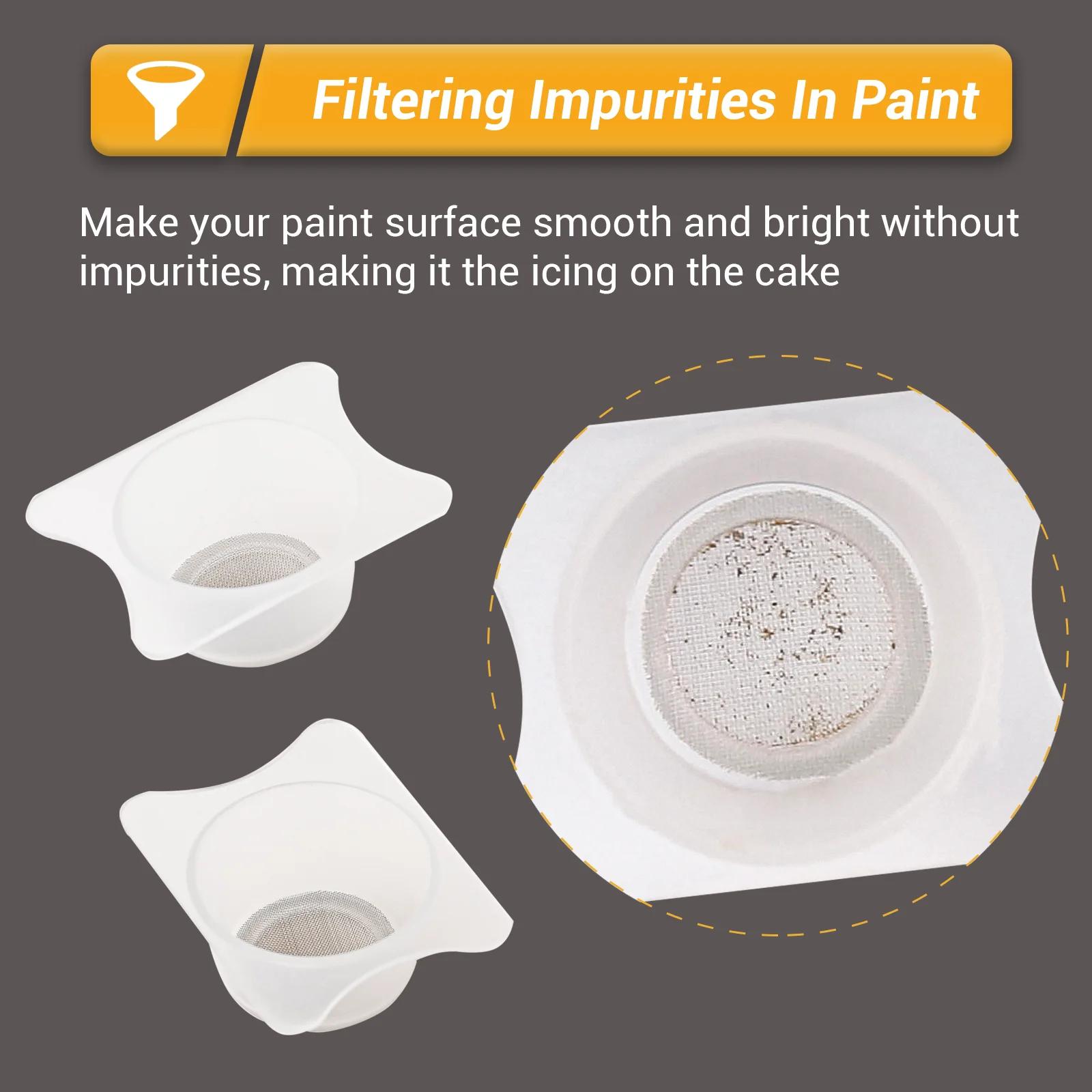 Tasse de Purification de peinture modèle 2 pièces, tasse de filtre d'aérographe, outil pour enlever 