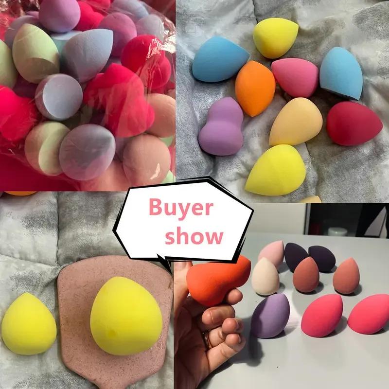 100/50/20/10 pièces maquillage mélangeur cosmétique bouffée maquillage éponge bouffée coussin d'air 