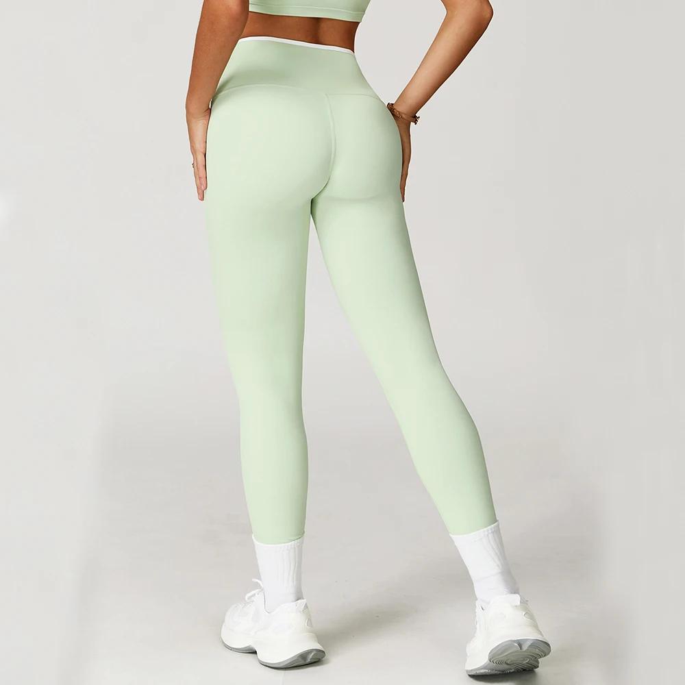 Nouveaux Leggings de Yoga Taille Haute pour Femme, Extensibles, Effet Push-Up, pour Fitness et Cours