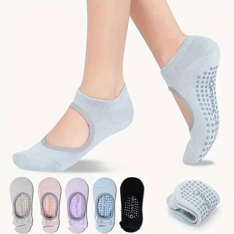Chaussettes de Yoga professionnelles pour femmes, pour salle de sport, Sports d'intérieur et Fitness