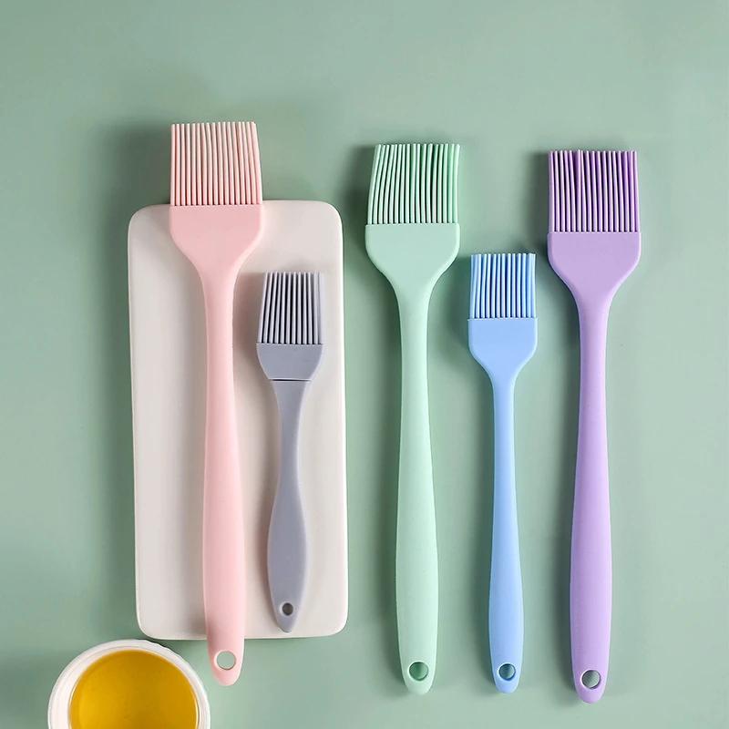 Brosse longue à huile de cuisson en Silicone, cuisine, tartes de Pizza, pâtisserie, épandeur de beur