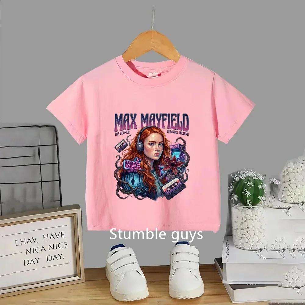 T-shirt d'été de haute qualité pour enfants, vêtements pour garçons et filles, t-shirt à manches cou