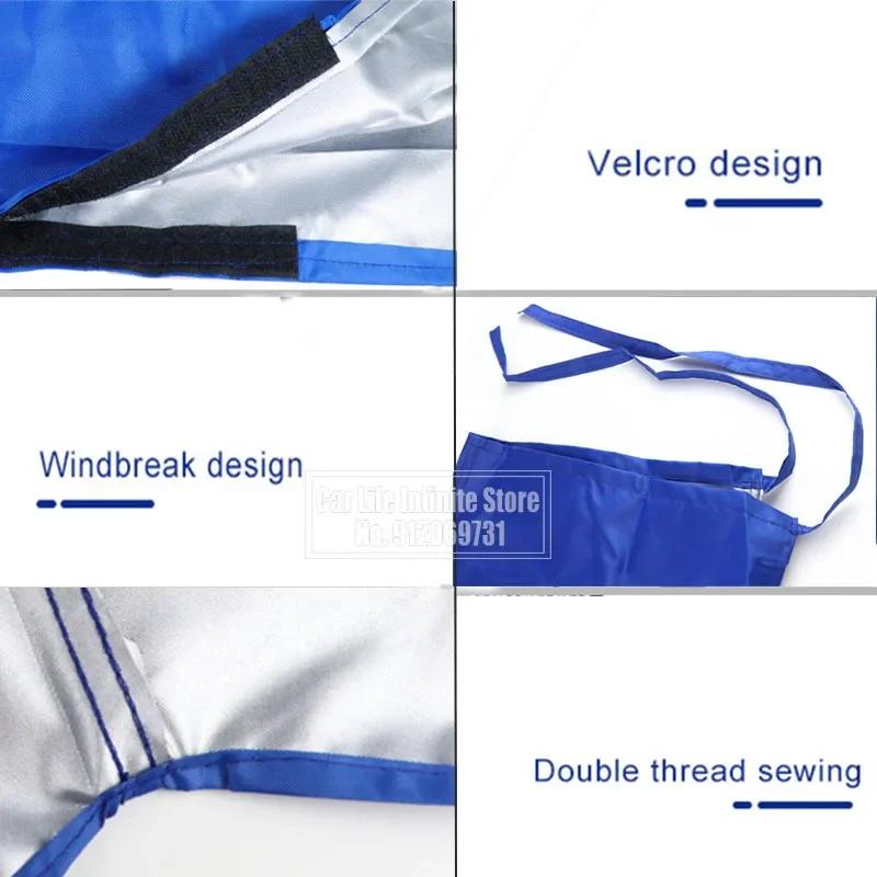 Housse de protection imperméable pour mât de voilier 210D anti-UV, pare-soleil et anti-poussière, po