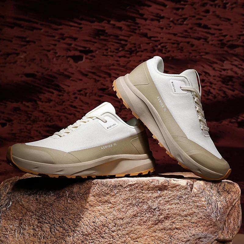 Chaussures randonnée montagne antidéparantes imperméables - Baskets caoutchouc résistantes pour camping et marche