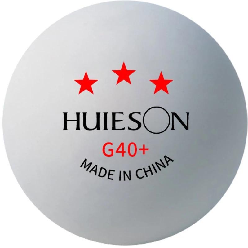 Huieson balles de Ping-Pong professionnelles 3 étoiles ABS + nouveau matériau balles de Tennis de Ta