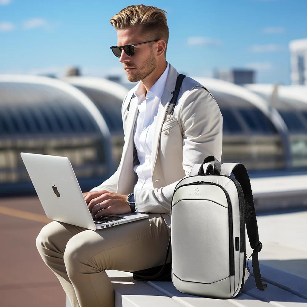 Heroic Knight sac à dos de voyage pour hommes étanche 17.3 "bagage à main sac à dos pour ordinateur 