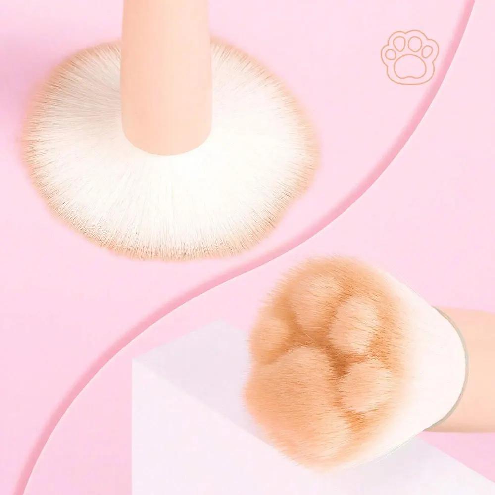 Nouveau pinceau à Blush patte de chat avec boîte de rangement, outil de maquillage professionnel ada