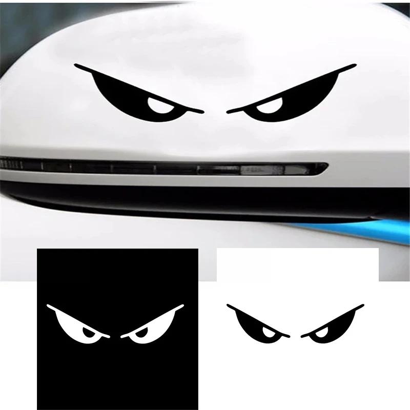 Autocollant réfléchissant en forme d'oeil maléfique pour casque de moto, autocollant de décoration p