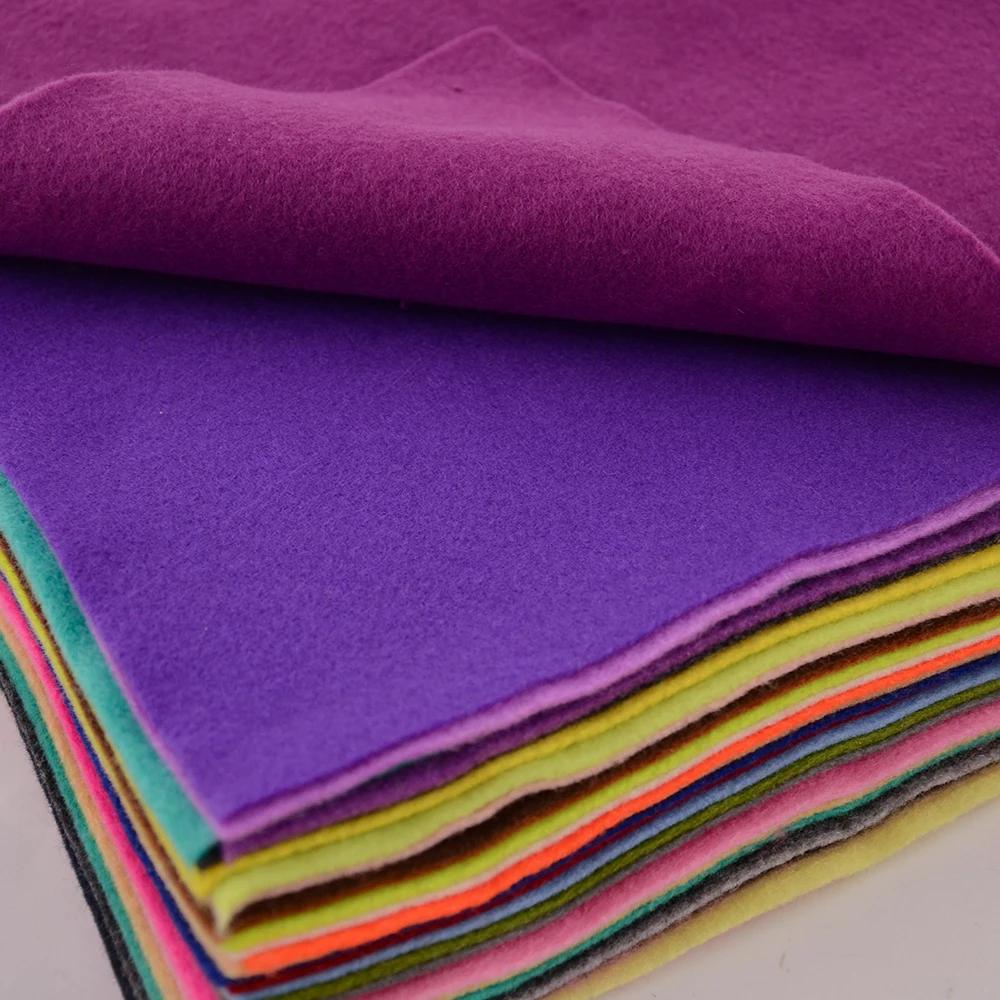 Tissu en feutre super doux, épaisseur 1,4 mm, 30*30 cm/20 cm*90 cm, feuille non tissée pour travaux 