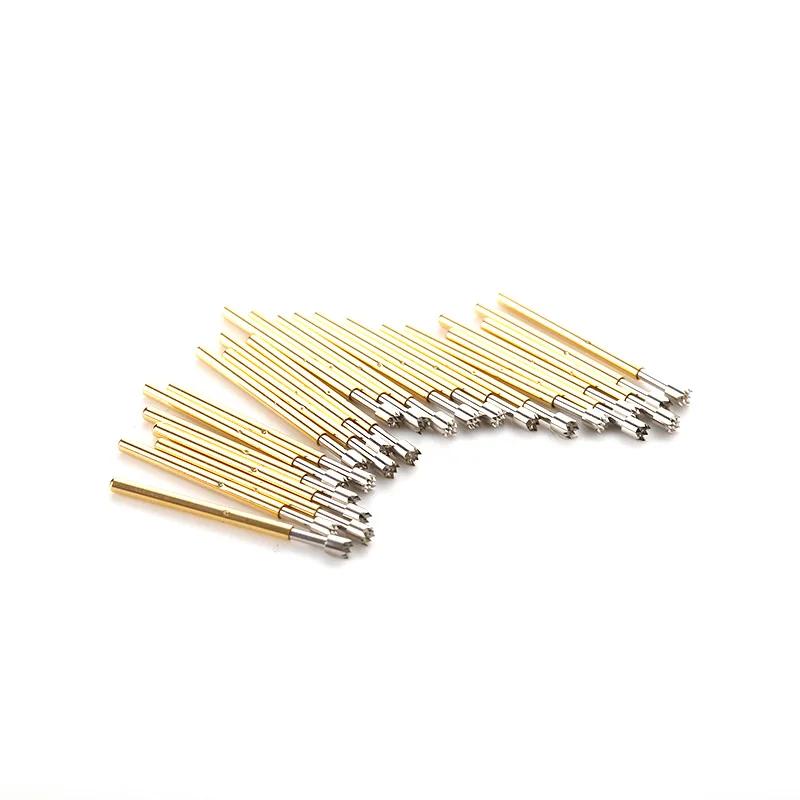 100 pièces broche de Test à ressort P75-A2 B1 E2 E3 D2 J1 Q1 Q2 H2 LM2 T2 diamètre extérieur 1.02mm 