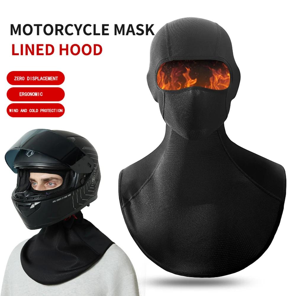 Couvre-tête chaud étendu pour l'extérieur, couvre-tête de moto, masque de doublure coupe-vent, masqu