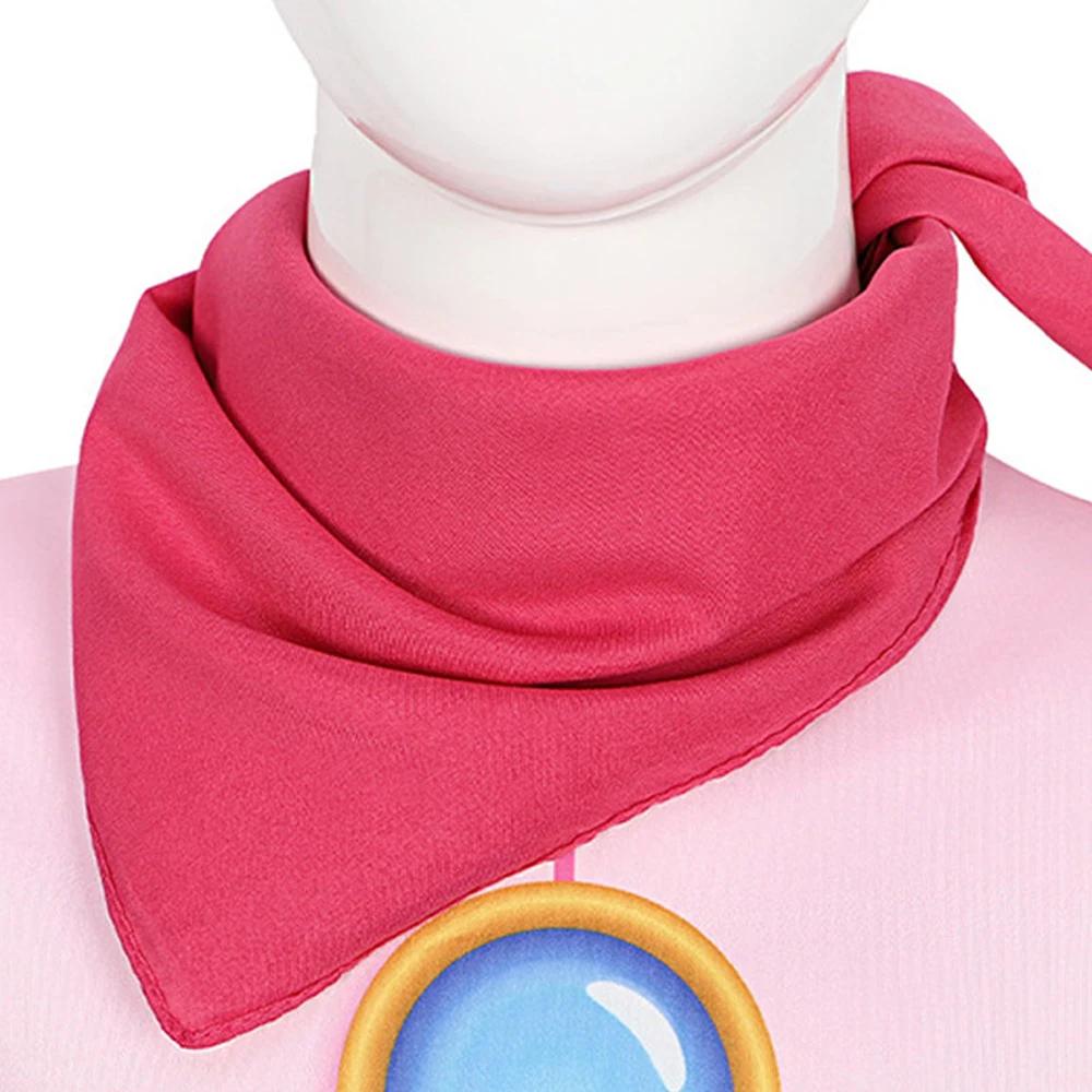 Robe de princesse pêche pour filles, vêtements de jeu de rôle Rosalina, Costume de Cosplay, vêtement