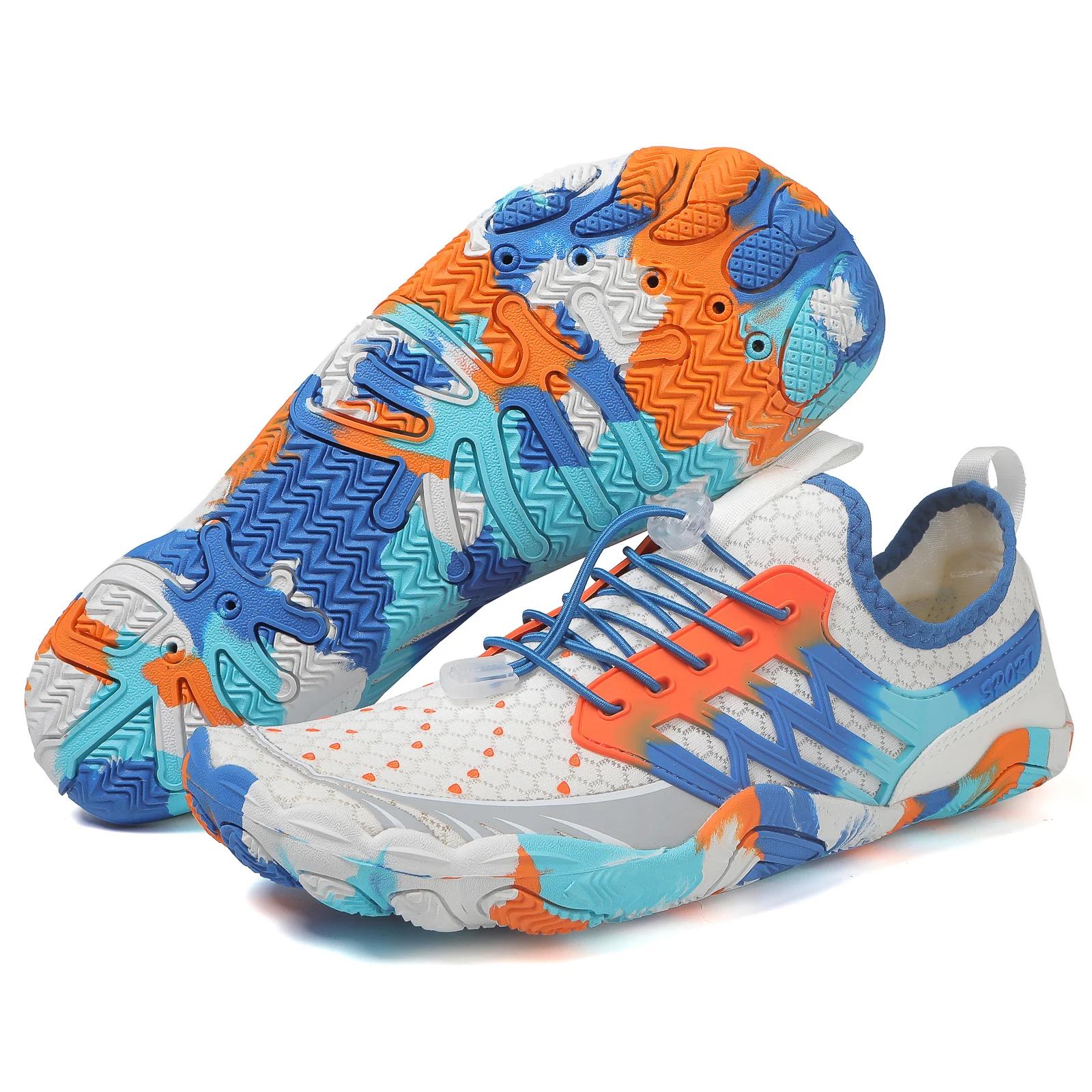 Nouveauté pour l'extérieur : Chaussures aquatiques à cinq doigts, chaussures de plage pour la marche