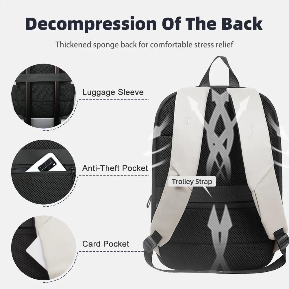 Heroic Knight sac à dos de voyage pour hommes étanche 17.3 "bagage à main sac à dos pour ordinateur 