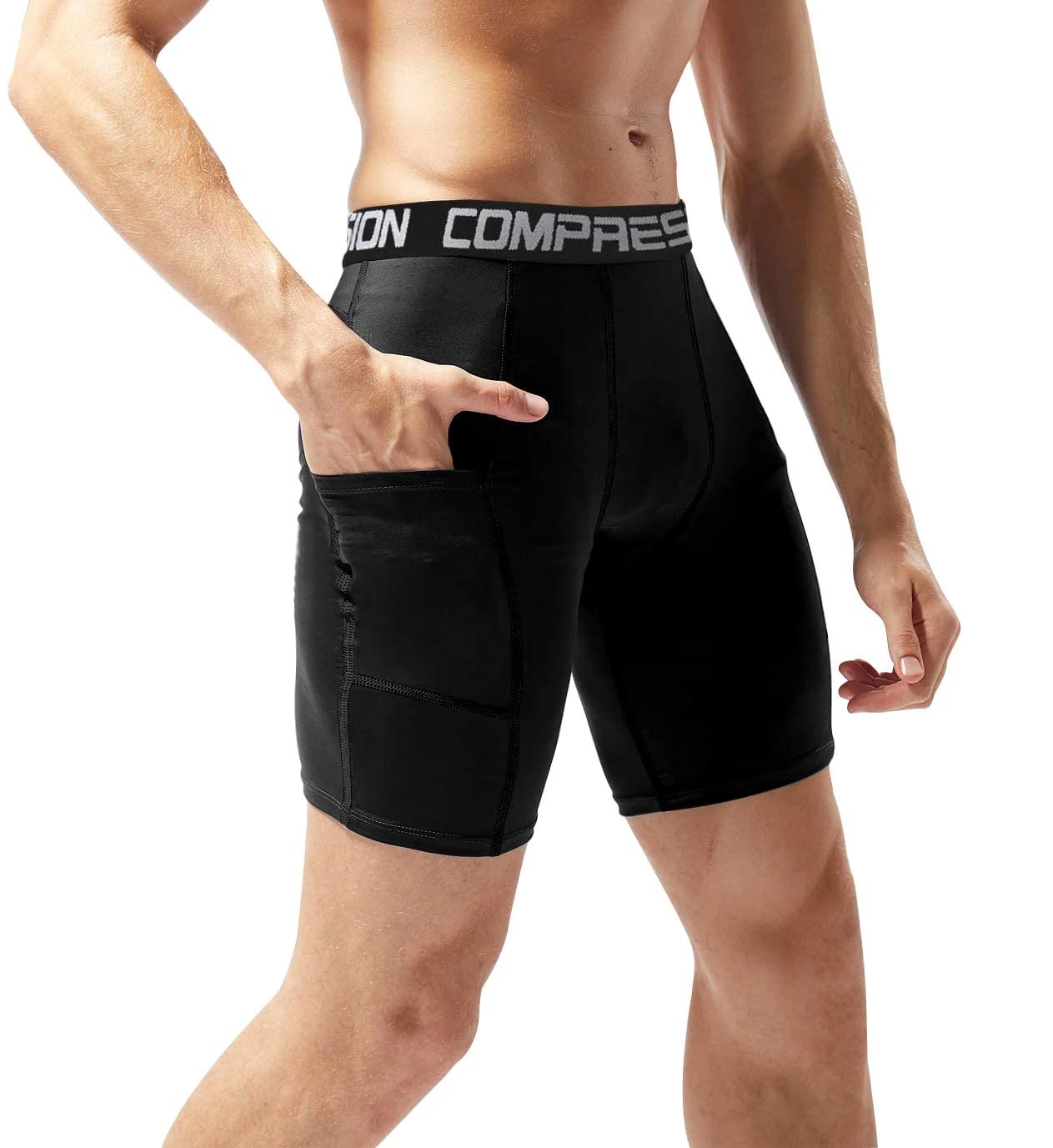 Short de compression athlétique pour hommes : léger, respirant et à séchage rapide pour la course, l