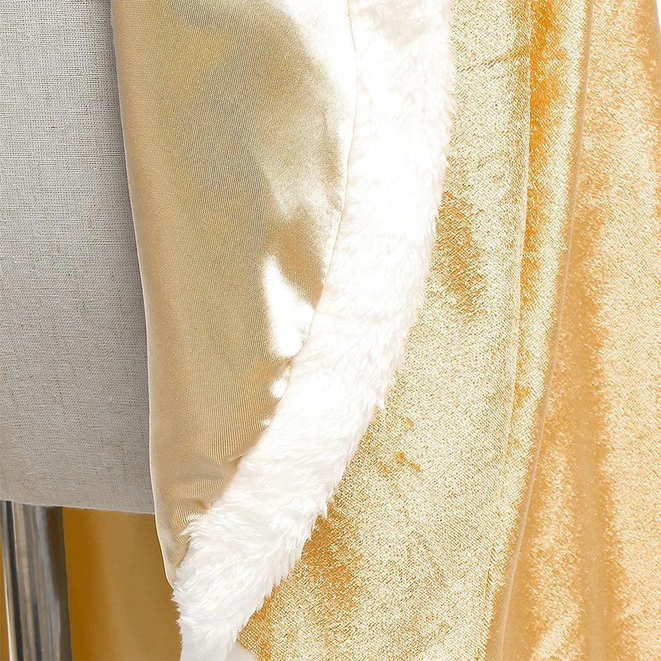 Cape de princesse à capuche solide pour filles, Cape d'hiver pour enfants, Costume de fête de noël, 