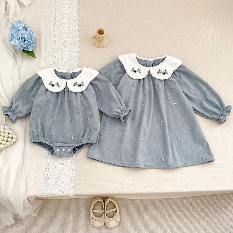 2025 nouveau enfant en bas âge bébé filles barboteuse printemps enfants vêtements à volants à manche