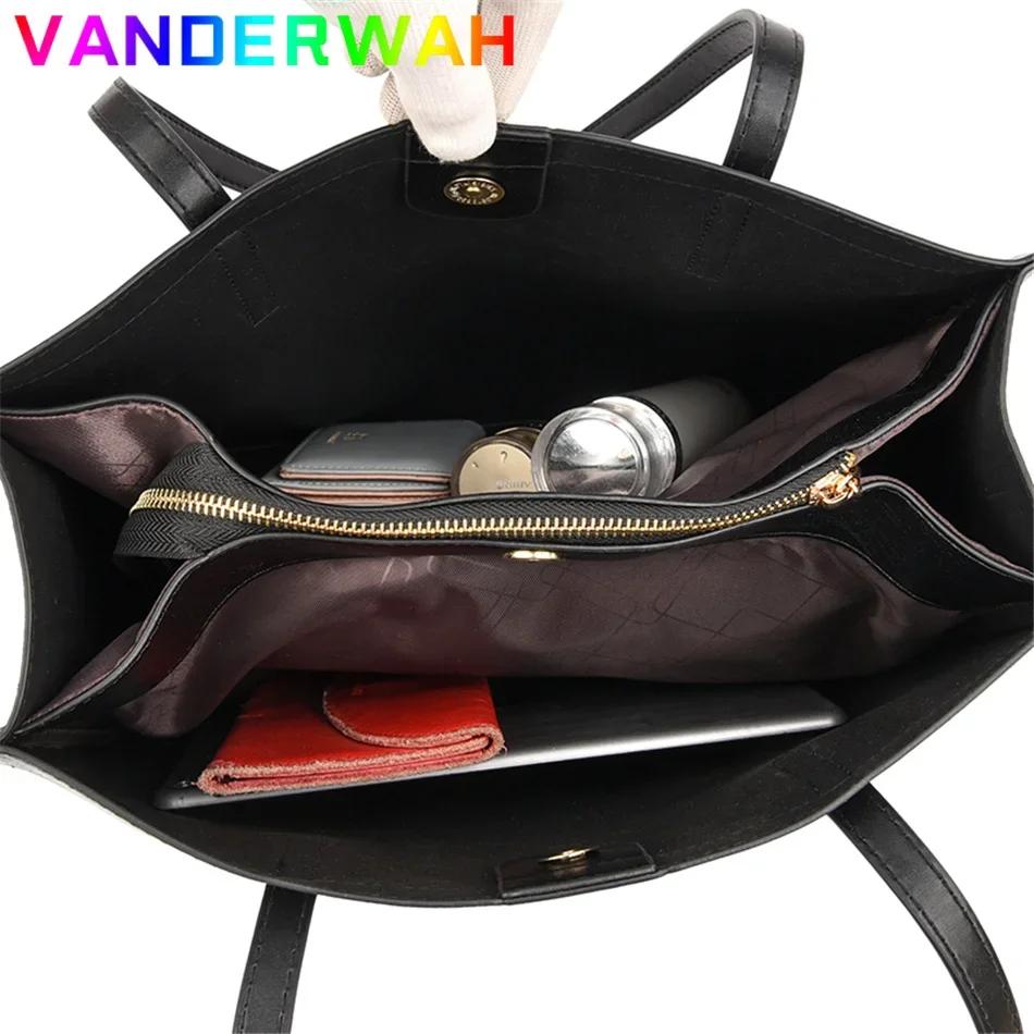 Sac à main Vintage en cuir Pu, fourre-tout de grande capacité, sacs à bandoulière à la mode, sacs à 