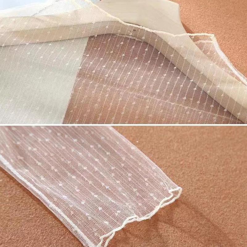 Femmes Sexy maille T-Shirts transparent Perspective t-shirt crème solaire hauts à manches longues ch