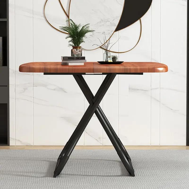 Table à manger pliante Premium 2025, Table carrée Simple et pliable pour petit appartement, Portable