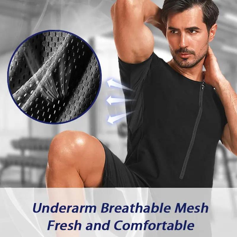 Sweat-shirt Sauna 3 en 1 homme - Perte de poids modelage corps combinaison fitness thermique