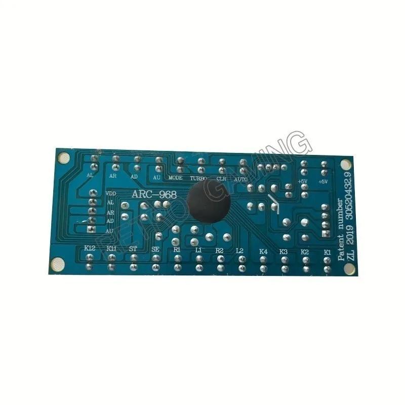 Kit de carte de circuit imprimé USB zéro retard, manette à bouton-poussoir LED, câble 5 broches pour