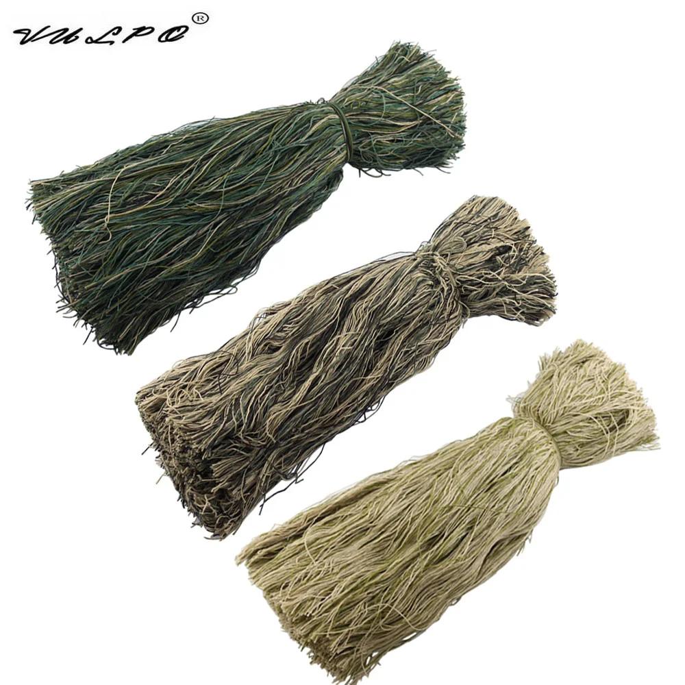 VULPO Camouflage fils de toile de jute bricolage chasse Camouflage costume Ghillie costume réparatio