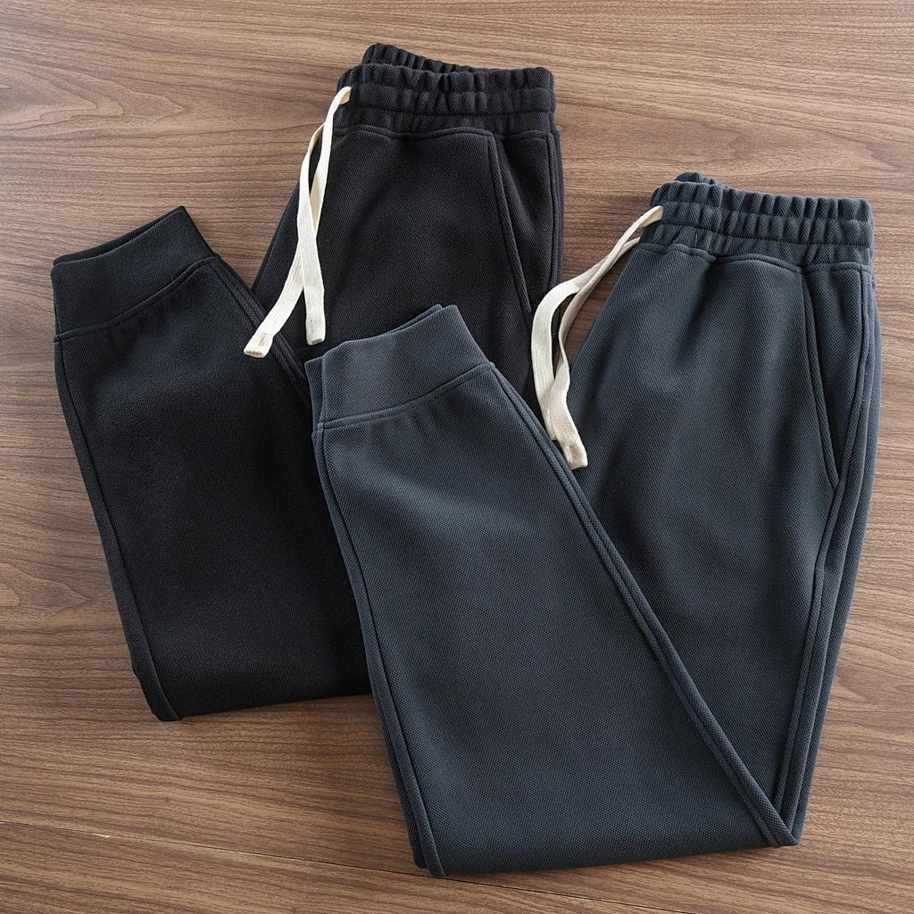 Pantalon de survêtement américain Retro Optics pour homme, taille élastique simple, proximité, wstri