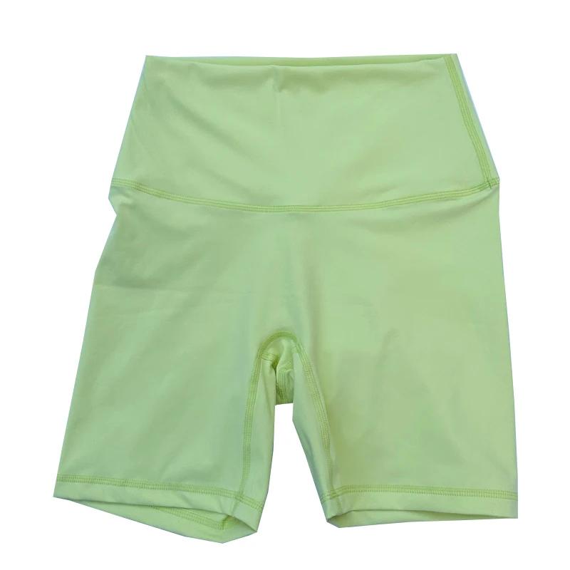Short de motard de sport pour femmes, sensation nue, taille haute, Yoga, Push Up, Leggings de Fitnes