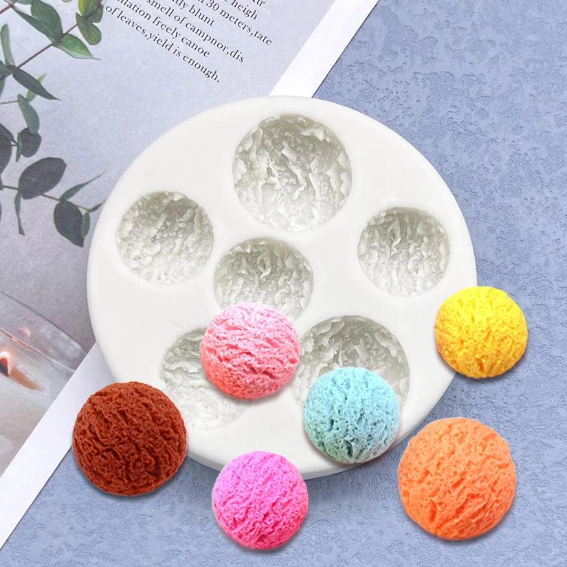 Moule en silicone en forme de crème glacée pour la pâtisserie, outils de décoration de gâteaux en ré