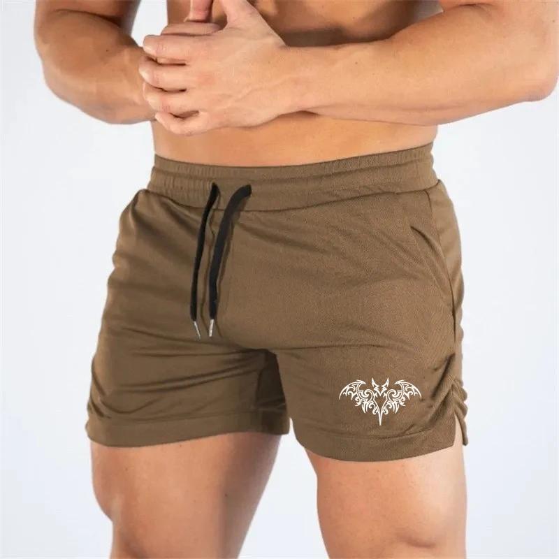 Shorts de sport en maille fine d'été pour hommes, respirants, tendance, musculation, entraînement, p