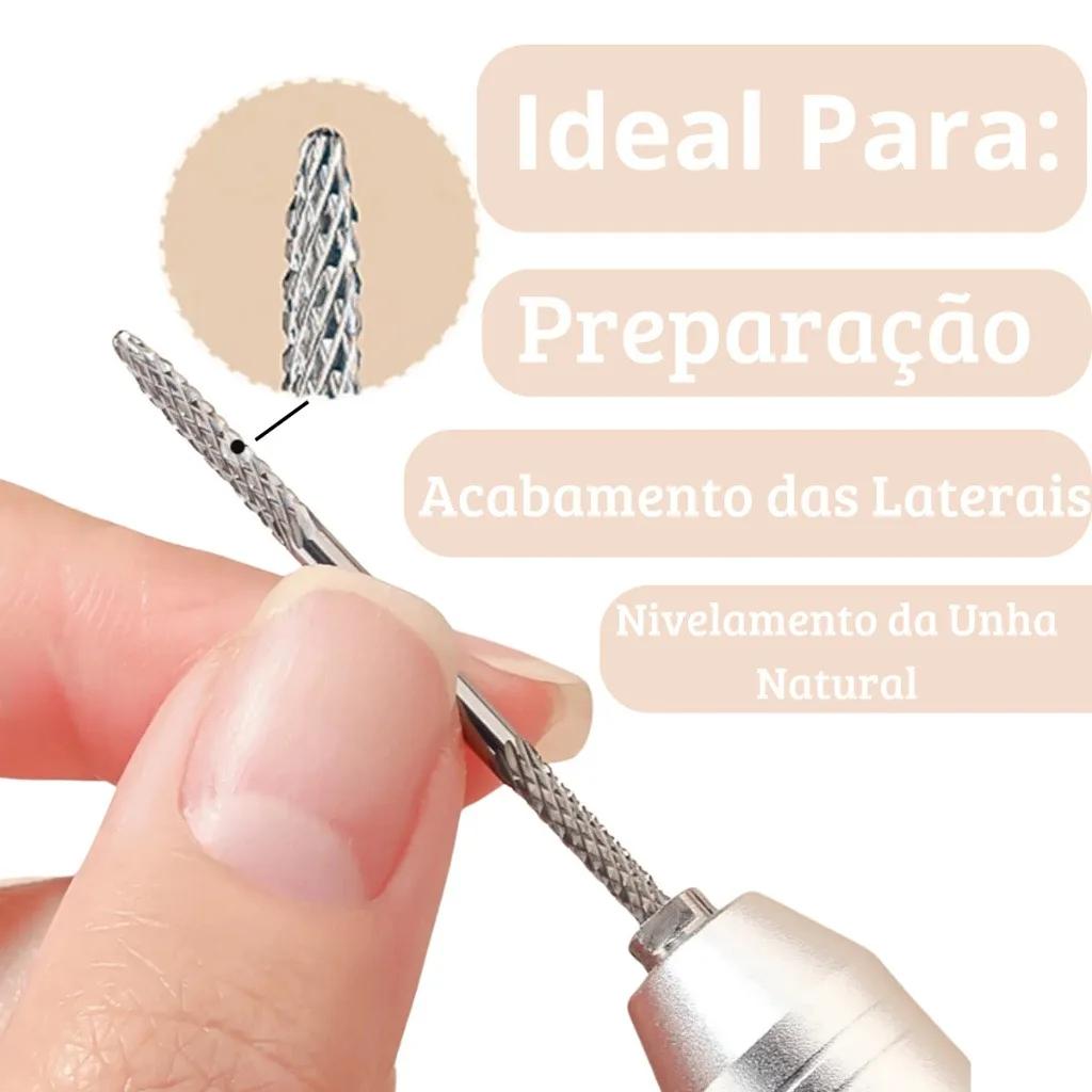 1 pièce/3 pièces en acier au tungstène de qualité professionnelle avec foret à ongles en diamant emb