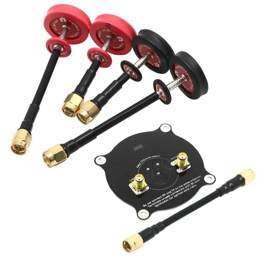 Pagode 2/Triple alimentation Patch 5.8G 5dBi 50W omnidirectionnel Omni FPV antenne pagode à écran pl