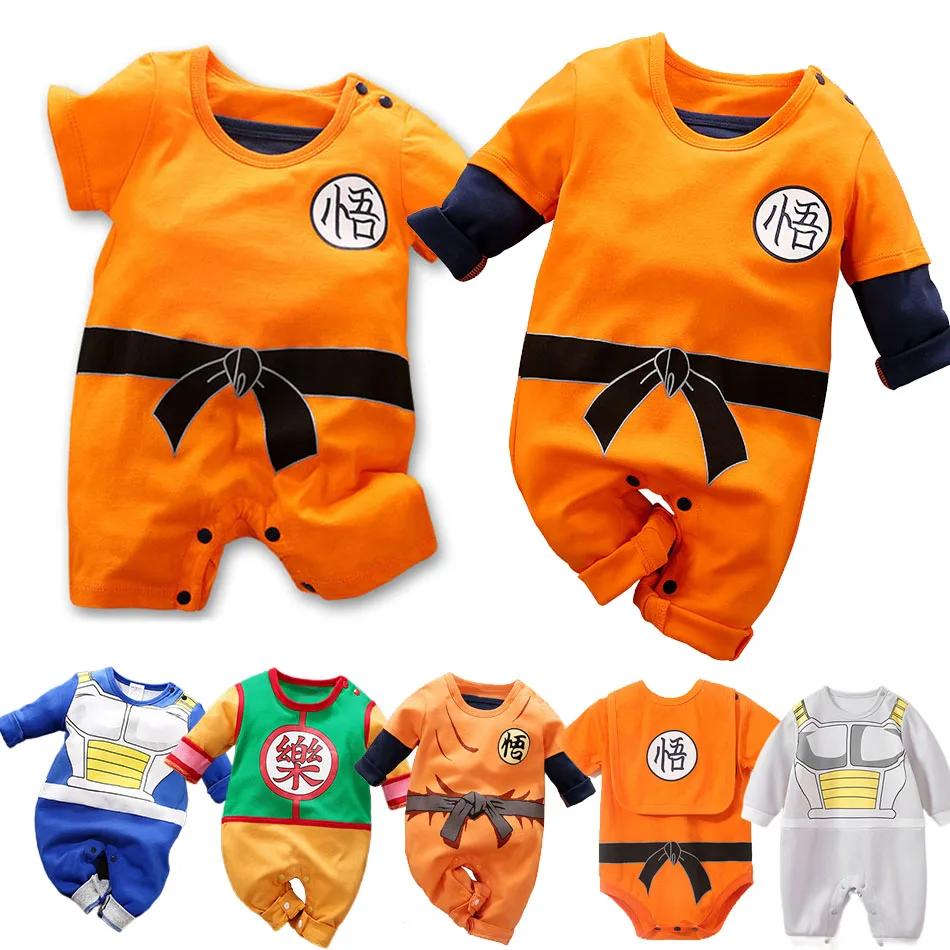 Barboteuse végéta pour bébé, tenue d'entraînement pour nouveau-né Kuririn Roshi, Costume Cosplay d'h