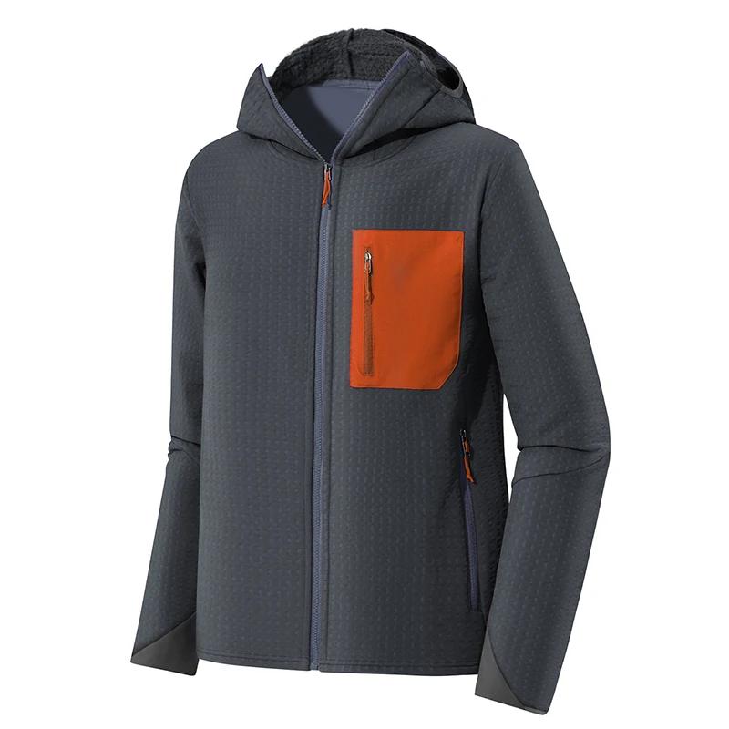 Veste de randonnée et d'alpinisme épaisse, chaude et résistante au froid pour l'automne et l'hiver, 