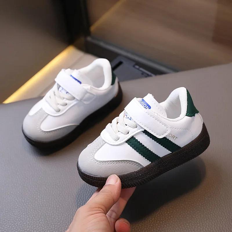 Chaussures de marche pour bébés et enfants, baskets blanches antidérapantes, décontractées, respiran