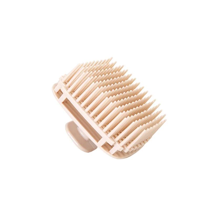 Brosse à shampoing en Silicone, peigne de Massage du cuir chevelu, peigne de lavage des cheveux, Mas