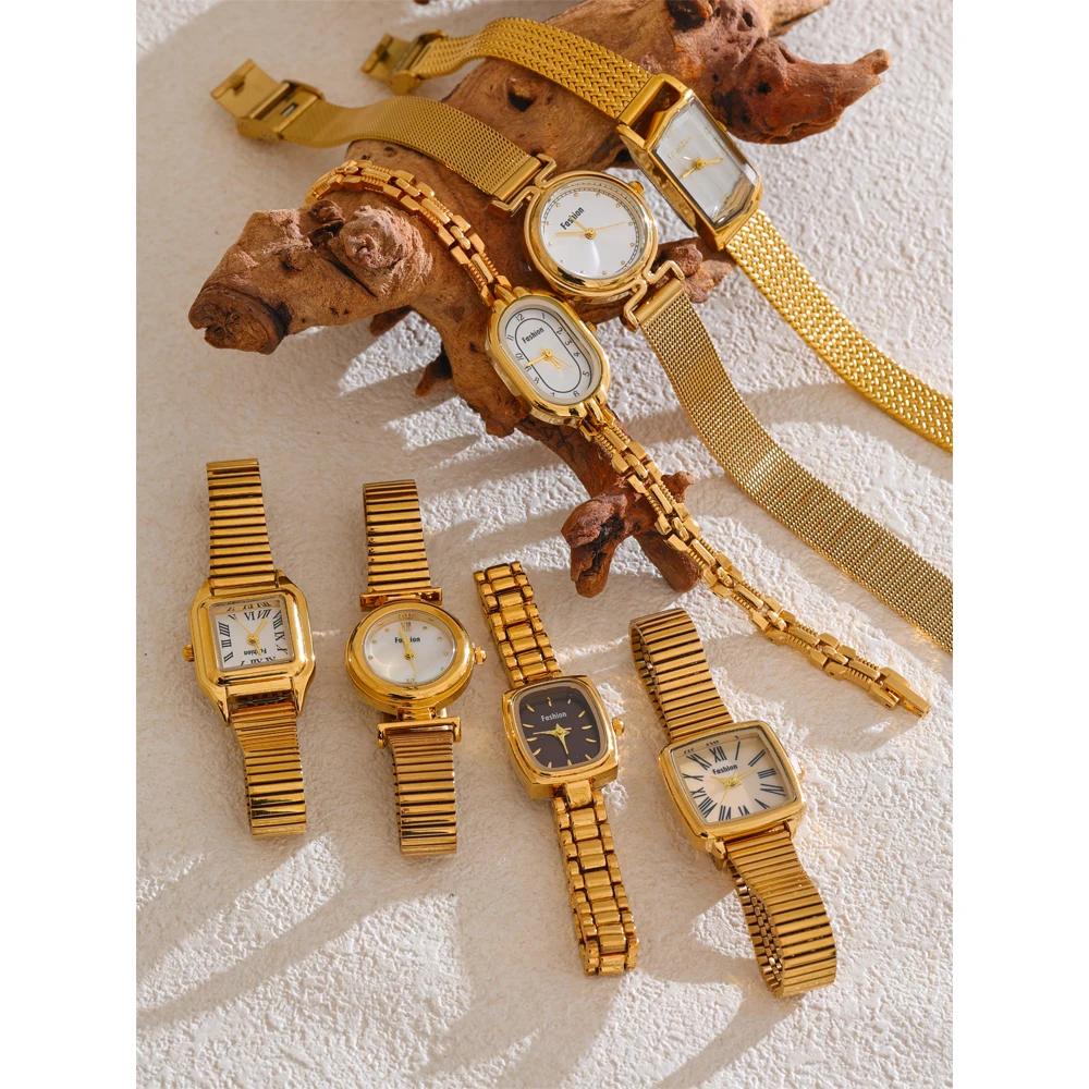 Yhpup – montre pour dames en acier inoxydable, avec mouvement japonais, étanche, poli et brillant, p