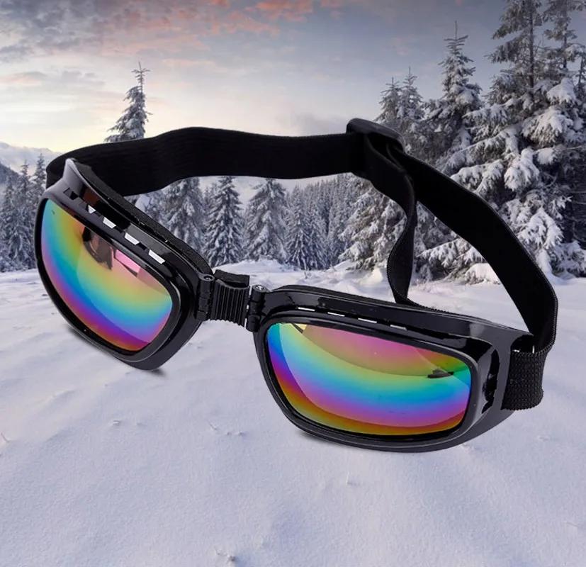 Lunettes d'équitation pliables en plein air, pour moto, Anti-éblouissement, Anti-UV, Protection coup