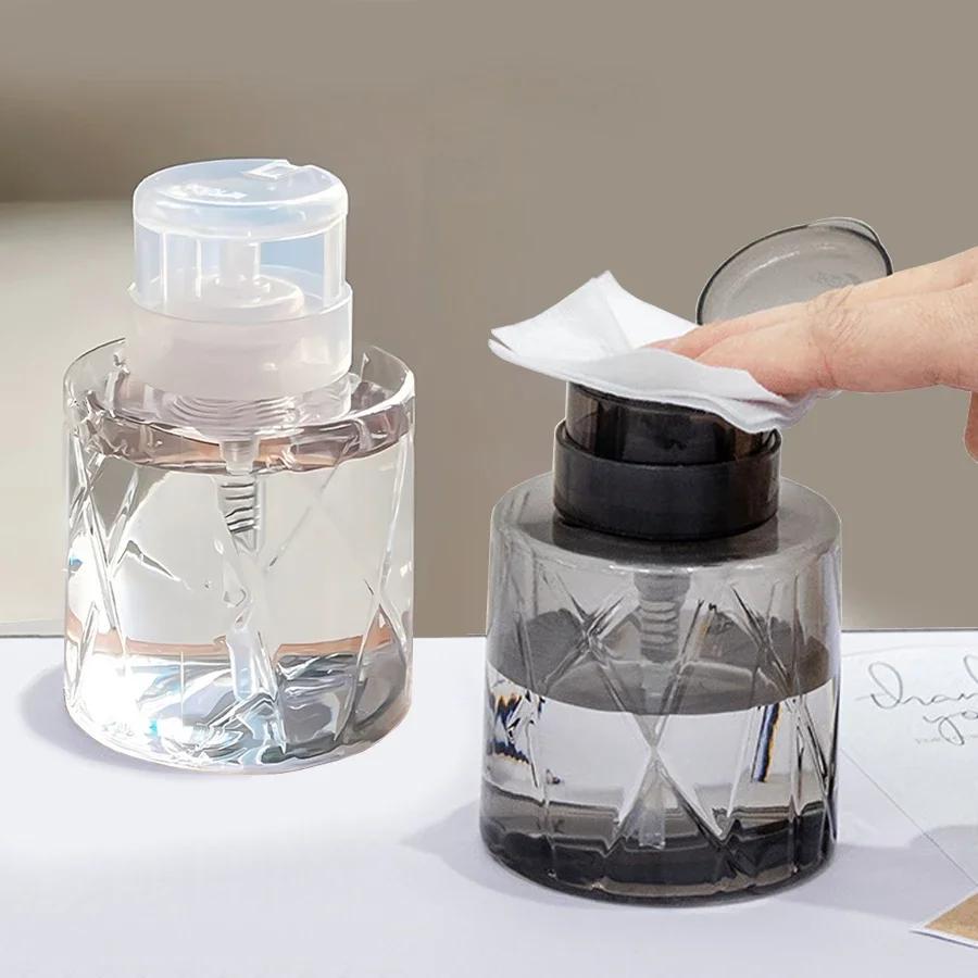 Distributeur de pompe vide verrouillable rechargeable, nettoyeur de manucure, conteneur démaquillant
